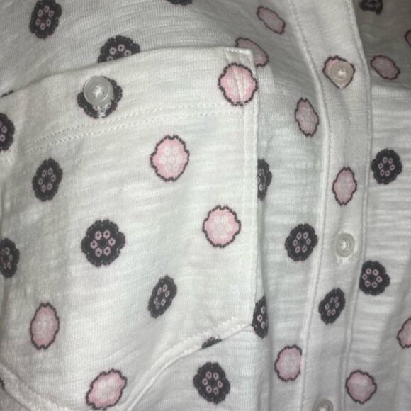 Charter Club Women's Geometric Print Blouse Size L - Picture 3 of 7